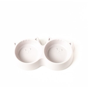 Double Cat Feeding Bowl