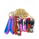 Chain & Collar Set for Small Dogs and Puppies, 9-13 in neck, 0.5 inch wide